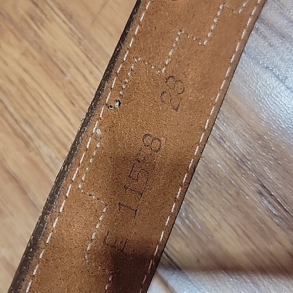 Nocona Copper & Leather Belt 28 - Picture 4 of 12